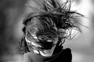shouting in the storm